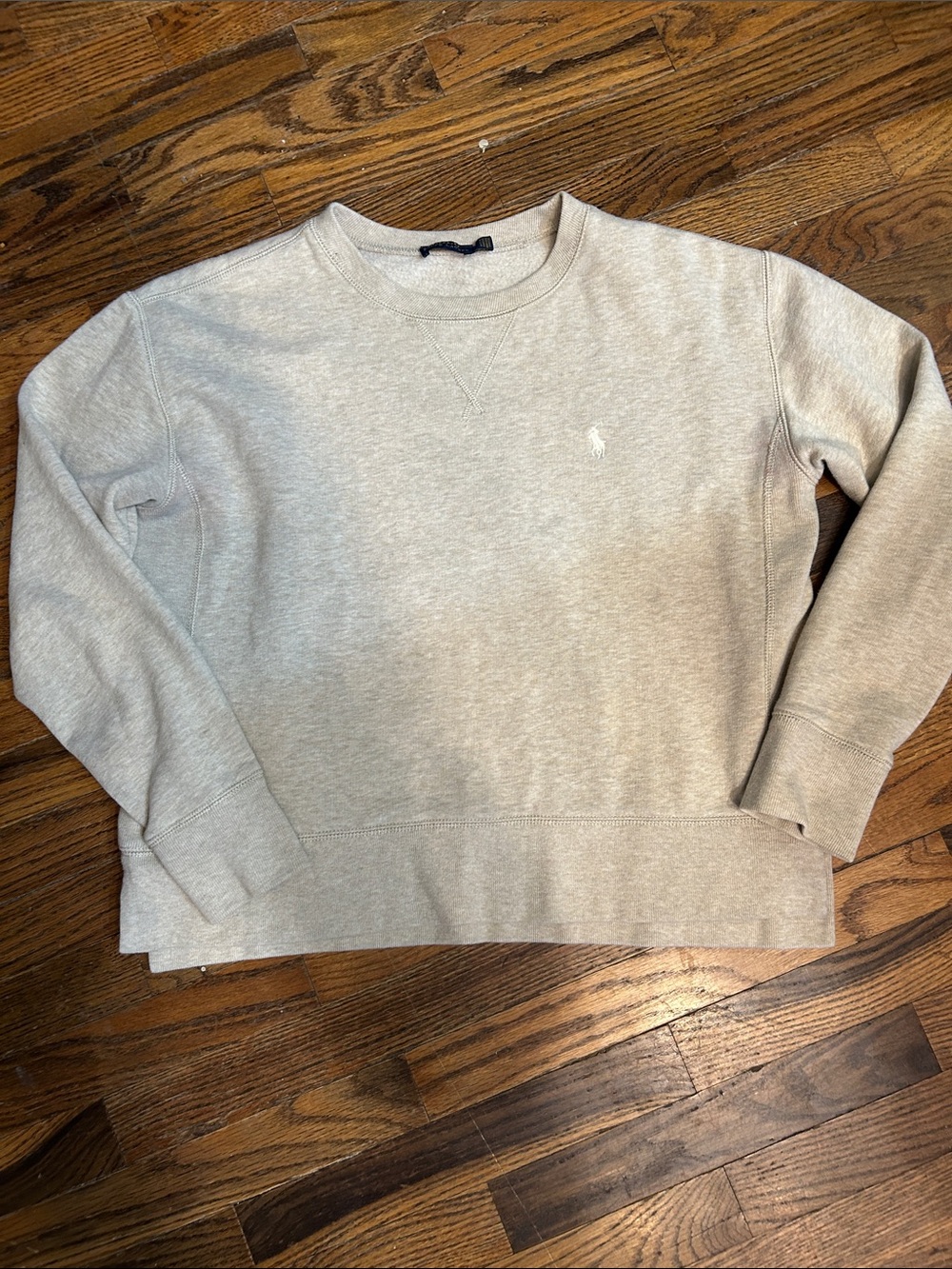Ralph Lauren Men's Light Gray Crewneck Sweatshirt